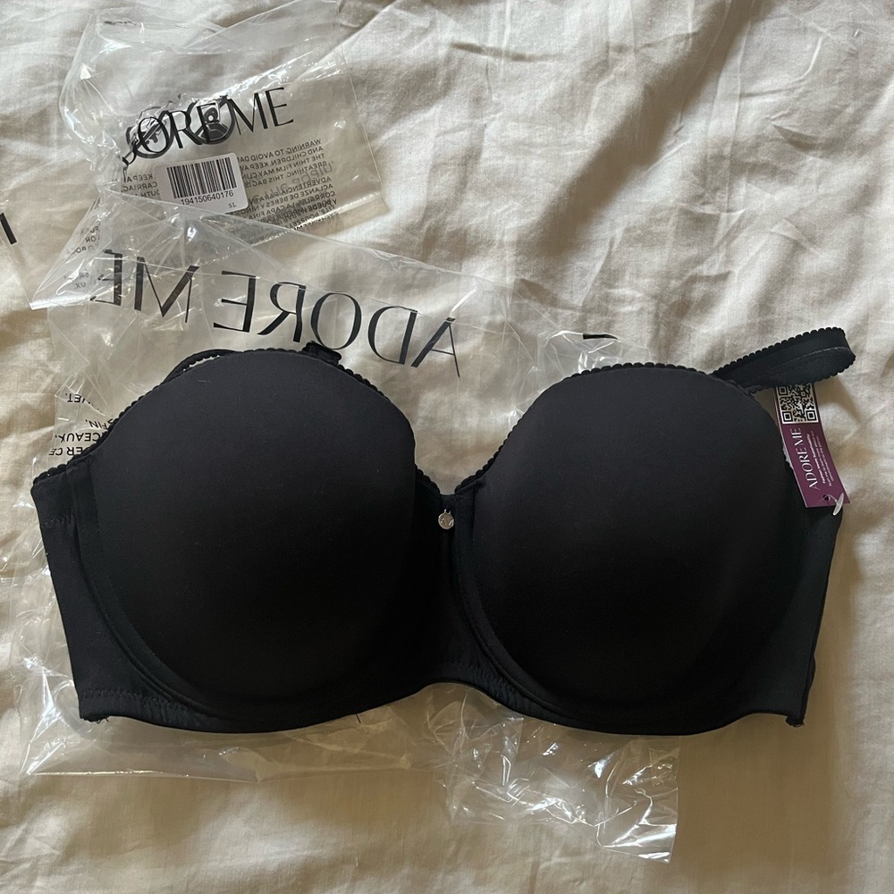Strapless / multi-wear Black TShirt Bra